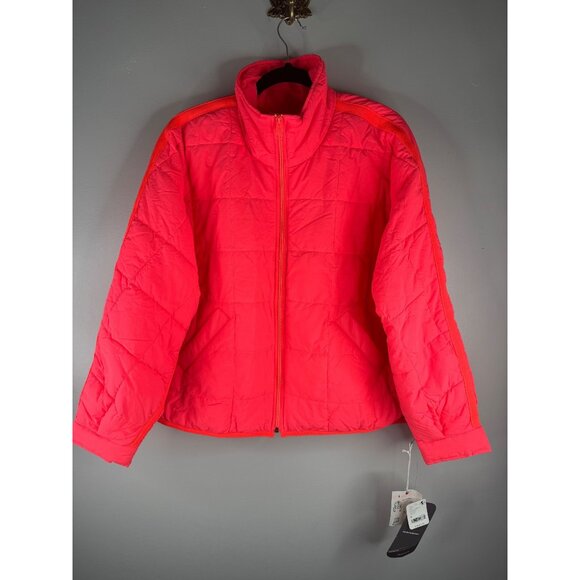 Free People Pippa Packable Puffer Jacket Size Medium M Hot Watermelon NWT $198 - Picture 5 of 6
